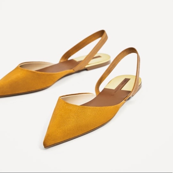 zara slingback flats